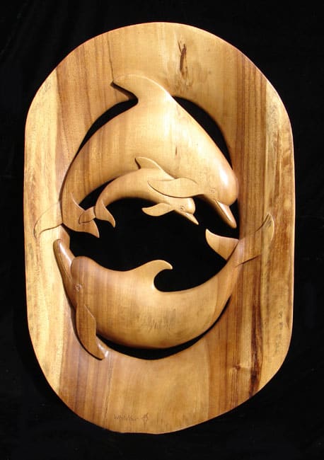 Dolphin Family, an earlier work by Shiner Bruce Whitaker