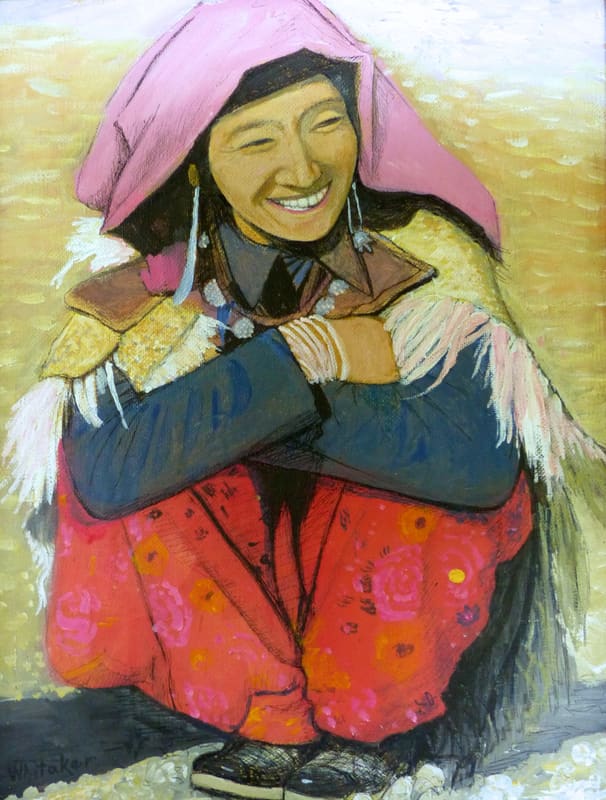 Tibetan Woman in India